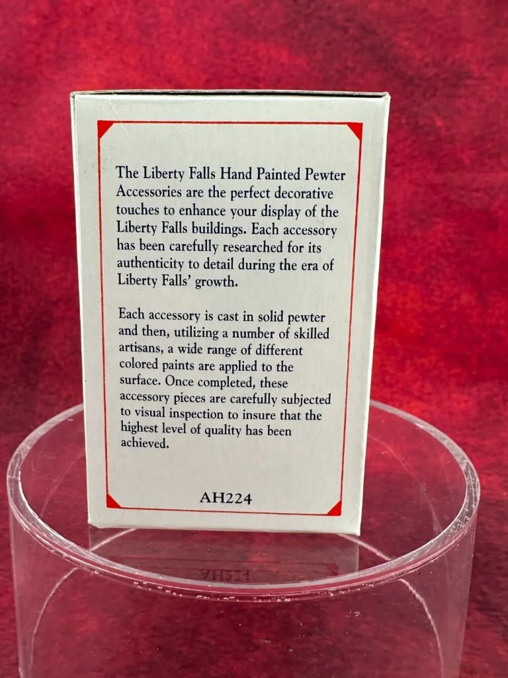 THE LIBERTY FALLS HAND PAINTED MINIATURE FARM ANIMALS ACCESORY SET AH224